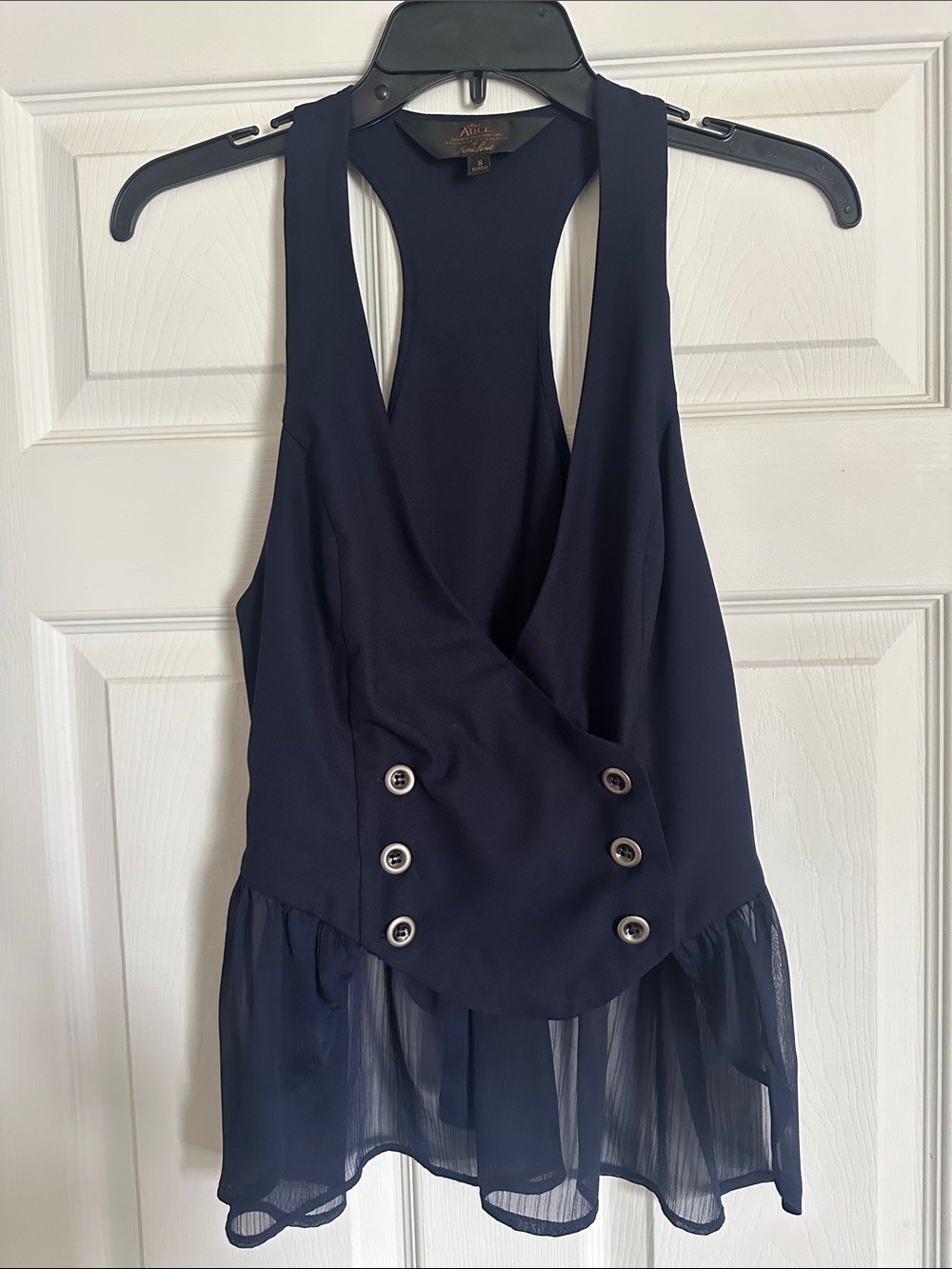 Disney collection Navy Button detail vest